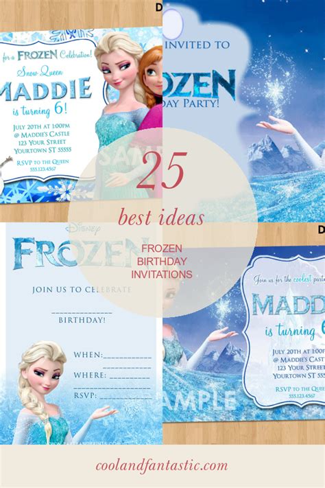 25 Best Ideas Frozen Birthday Invitations - Home, Family, Style and Art Ideas