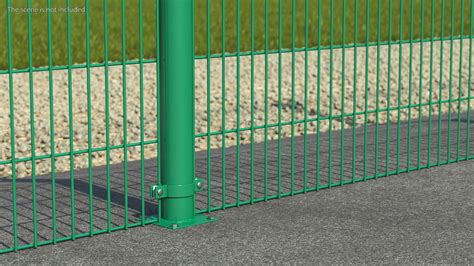 Mesh Fence Green 3D model - TurboSquid 1947450