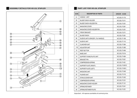 Kangaro HD-23L long reach stapler. Uses 23 series staples. Up to 140 sheets