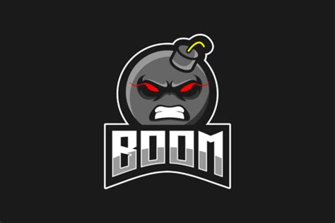 Boom Mascot Sport Logo Vector Template Graphic by Jhon aburame ...