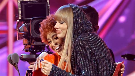 Watch: Ice Spice Shares A Special Moment With Taylor Swift | iHeartRadio