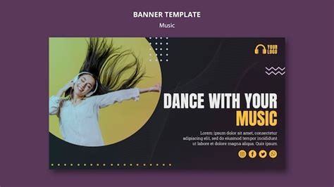 Free PSD | Musical event banner template