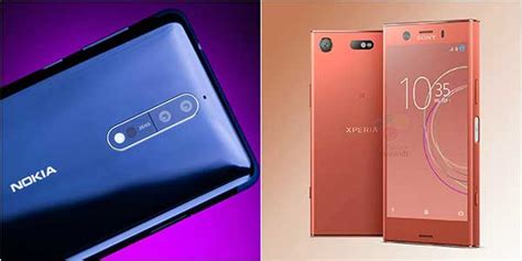 Sony Xperia XZ1 Vs Nokia 8 | Price, Feature, Software & Specifications Comparison