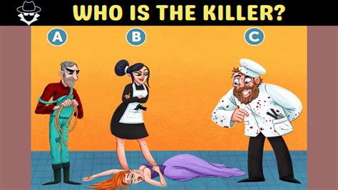 Brain Teaser IQ Test: Can You Find The Killer And Solve The Murder ...