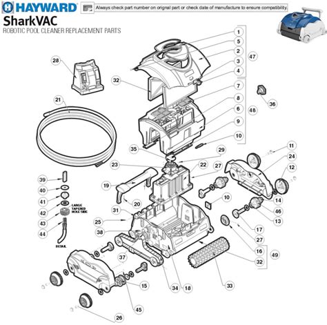 Hayward Tigershark Qc Parts Diagram | Reviewmotors.co