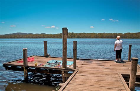 Korsmans Landing campground, Myall Lakes National Park. Photo: John Spencer/NSW Government ...