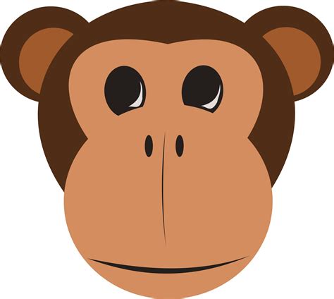 Clipart - Monkey Face