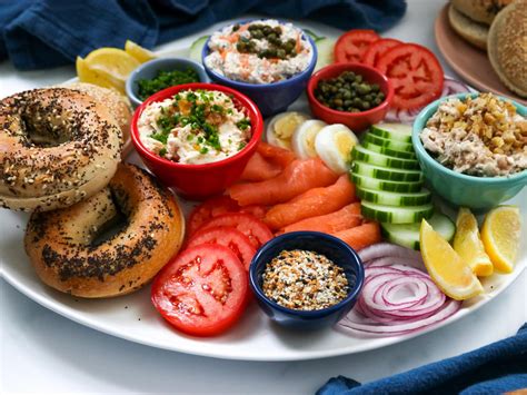 Make a Break Fast Bagel Board for Yom Kippur | FN Dish - Behind-the ...