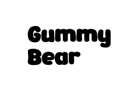 Gummy Bear Font - Free Font Download