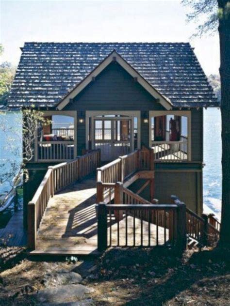 47 Cozy Small Cottage House Plan Ideas | Lake house, Lake cottage, Small house