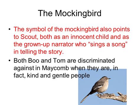 What Does The Mockingbird Symbolize - slidesharetrick