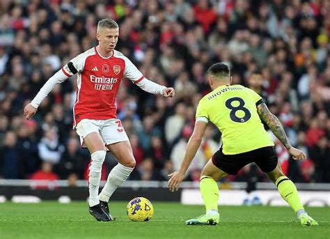 Glass Frame of Arsenal FC v Burnley FC Premier League