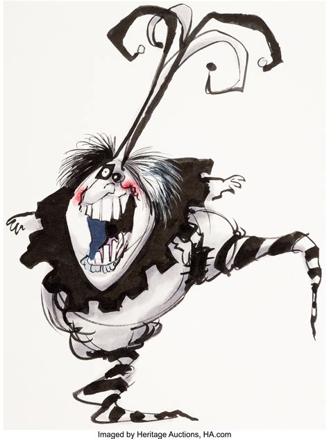 Tim Burton The Black Cauldron Court Jester Concept Drawing (Walt | Lot #96004 | Heritage Auctions