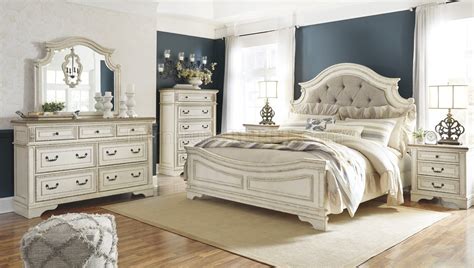 Realyn Bedroom B743 in Distressed White by Ashley w/Options