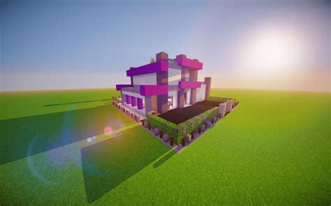 Minecraft Purple House