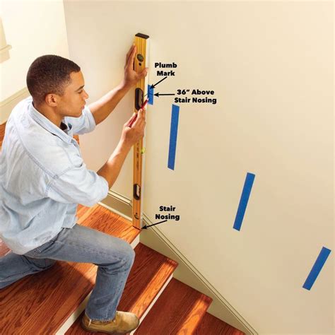 Install a New Stair Handrail | Stair handrail, Handrail, Staircase handrail