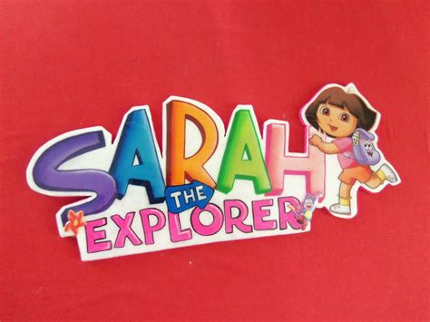 Theme: Dora the explorer | Wooden letters for nursery, Wooden letters, Dora the explorer