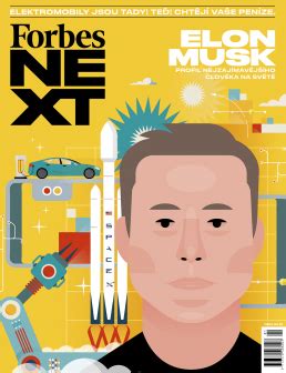 Forbes Next cover featuring Elon Musk - Owl Agency - Illustration & Animation Artist Rep.