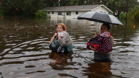 Hurricane Idalia photos show Category 3 storm hitting Florida