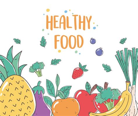 Premium Vector | Healthy food background