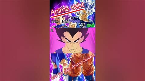 Goku and Vegeta VS GAS | Anime debt - YouTube
