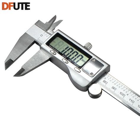 DFUTE Digital Caliper 0 150mm Stainless Steel Electronic Vernier Caliper Measuring Instruments ...