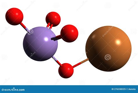 3D Image Of Potassium Permanganate Skeletal Formula Stock Photo | CartoonDealer.com #276338225