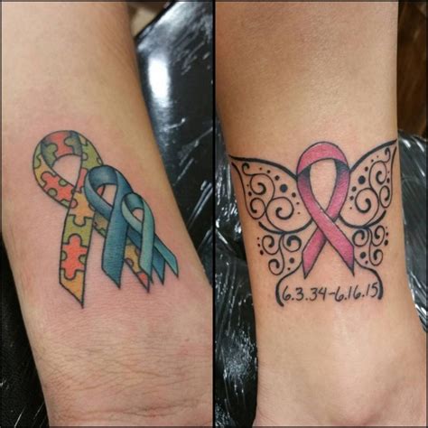 65+ Best Cancer Ribbon Tattoo Designs & Meanings - (2019)