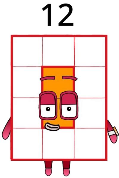 Numberblocks: Twelve 2D by alexiscurry on DeviantArt