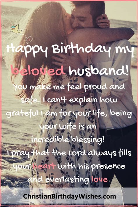 Christian Birthday Wishes for Husband