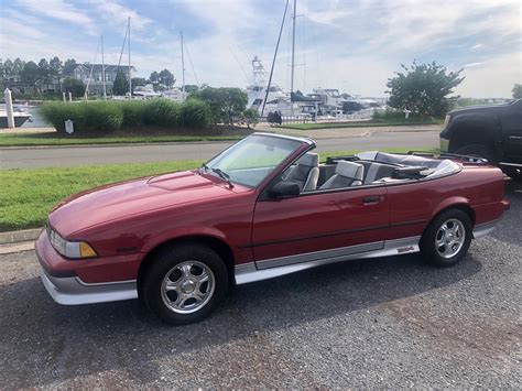 Low-Mile 1988 Chevy Cavalier Z24 Convertible Up For Sale