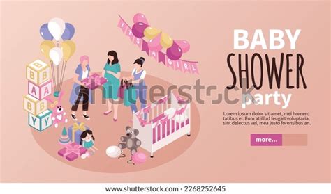 Baby Shower Horizontal Banner Congratulation Symbols Stock Vector (Royalty Free) 2268252645 ...