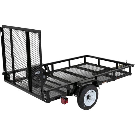 Carry-On Trailer 5ft. x 8ft. Mesh Deck Trailer with Ramp Gate, Model ...