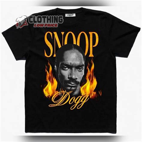 Snoop Dogg T-Shirt, Snoop Dogg Tour Merch, Snoop Dogg Rapper Tee ...