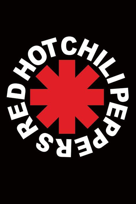 Poster, Quadro Red hot chili peppers -logo em Europosters.pt