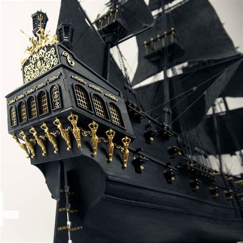 Black Pearl Full Interior 1/35 Pirates Of The Caribbean Wood Model Building Kit | eBay