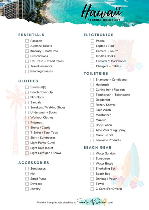 Maui Packing List: 35 Essential Items to Pack for Hawaii