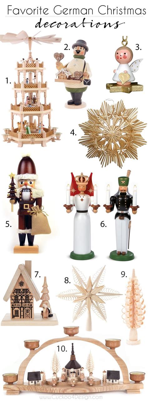 German Christmas Decorations: Candle Arches, Nut Crackers, Incense Smokers