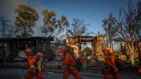 Inside L.A.’s High-End Getty Fire Evacuation Center