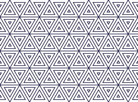 Triangles Seamless Line Pattern