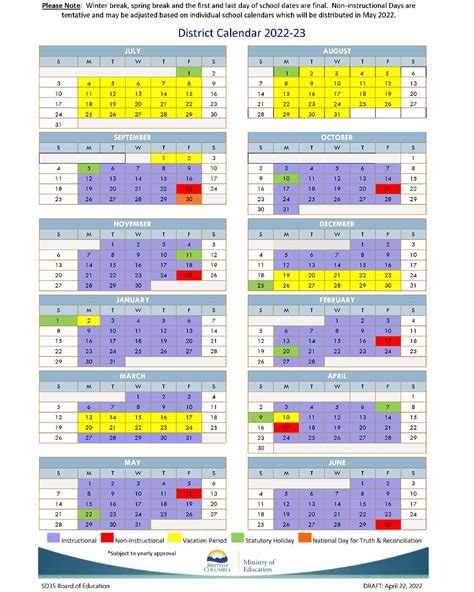 Langley School District Calendar 2025 - Joey Tamarah