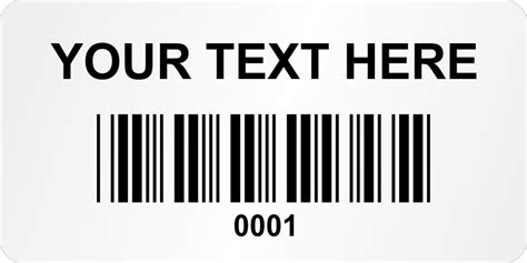 Printed Barcode Labels 66D