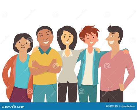 Group Of Happy People Clipart