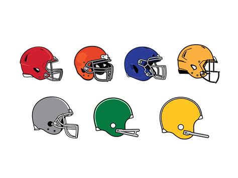 Football Helmet Pack - Vector Sports Logos