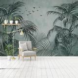 Custom Wallpaper Self-Adhesive Mural Tropical Palm Leaf | BVM Home