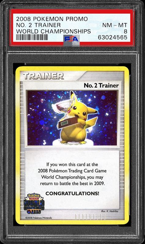 2008 Pokemon World Championships Promo TCG Cards | PSA Population