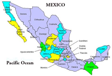 Mexico Climate Map