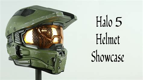 Halo 5 Master Chief Helmet Showcase - YouTube