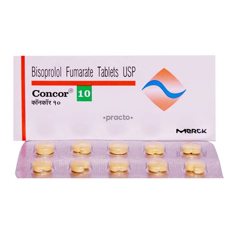 Concor 10 MG Tablet - Uses, Dosage, Side Effects, Price, Composition | Practo