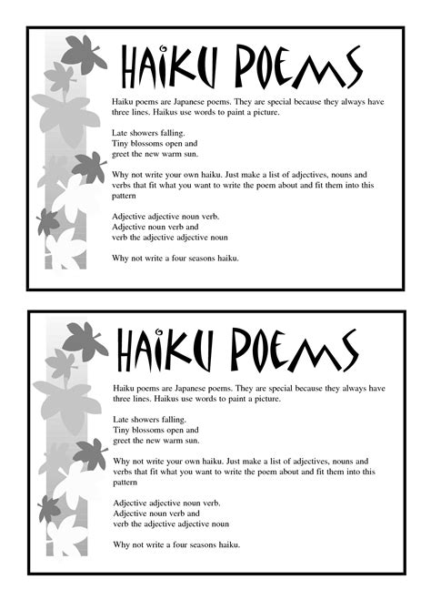 Haiku Poems For Kids | 808solutions